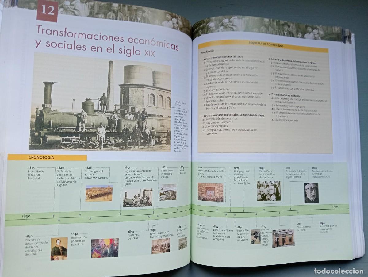 Libros de segunda mano: Historia de Espa&ntilde;a - 2 libros, principal y complementario con fuentes documentales y actividades - Foto 4