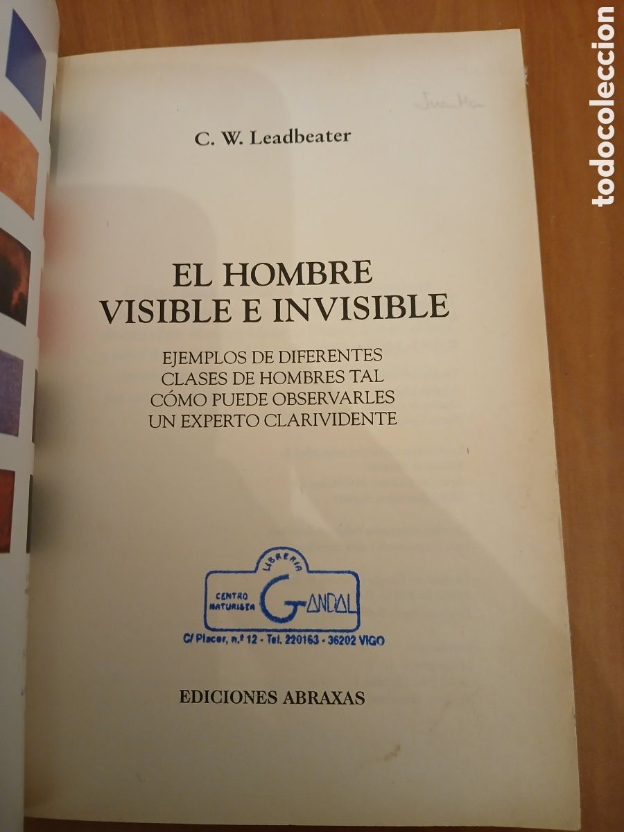 Libros de segunda mano: El hombre visible e invisible. C. W. Leadbeater. - Foto 3