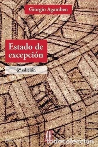 Libros de segunda mano: Giorgio Agamben &mdash; Estado de excepci&oacute;n (6.&ordf; edici&oacute;n) - lm - Foto 1