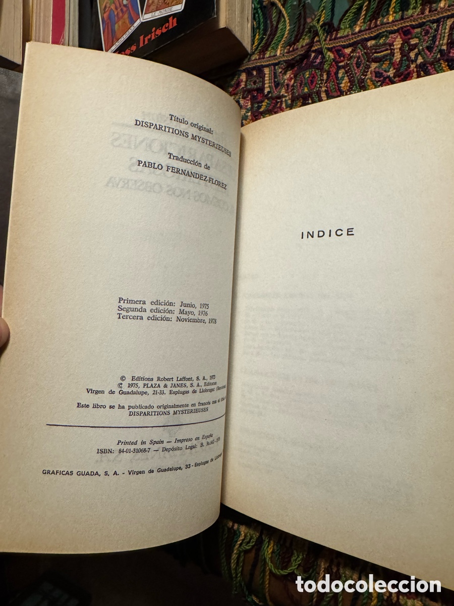 Libros de segunda mano: Desapariciones misteriosas Patrice Gast&oacute;n - Foto 5