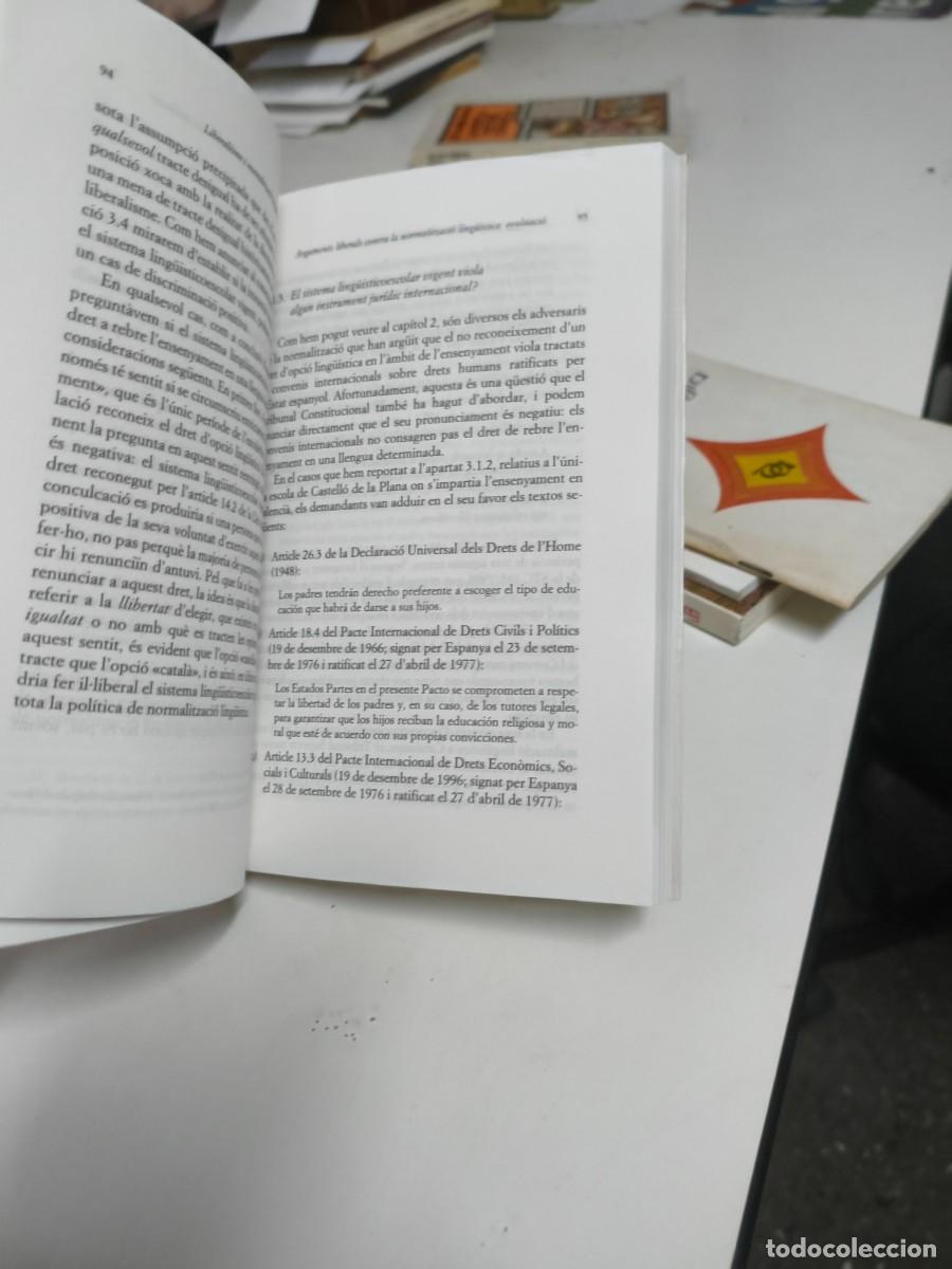 Libros de segunda mano: Liberalisme i normalitzaci&oacute; ling&uuml;&iacute;stica. Albert Branchadell. - Foto 5