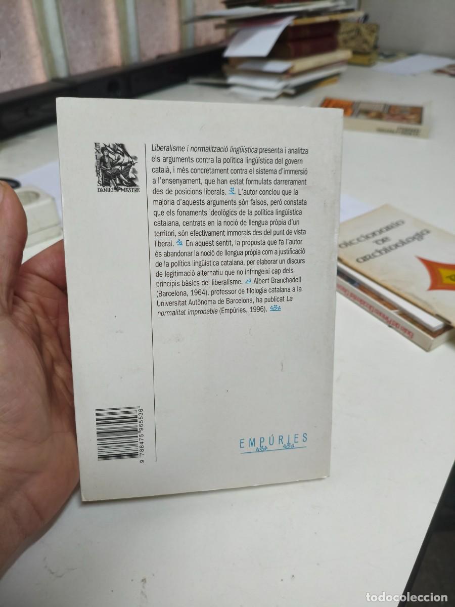 Libros de segunda mano: Liberalisme i normalitzaci&oacute; ling&uuml;&iacute;stica. Albert Branchadell. - Foto 6