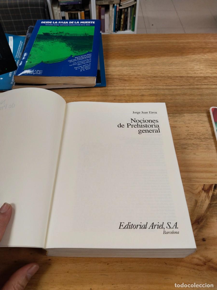 Libros de segunda mano: Nociones de Prehistoria General - Jorge Juan Eiroa - Foto 4