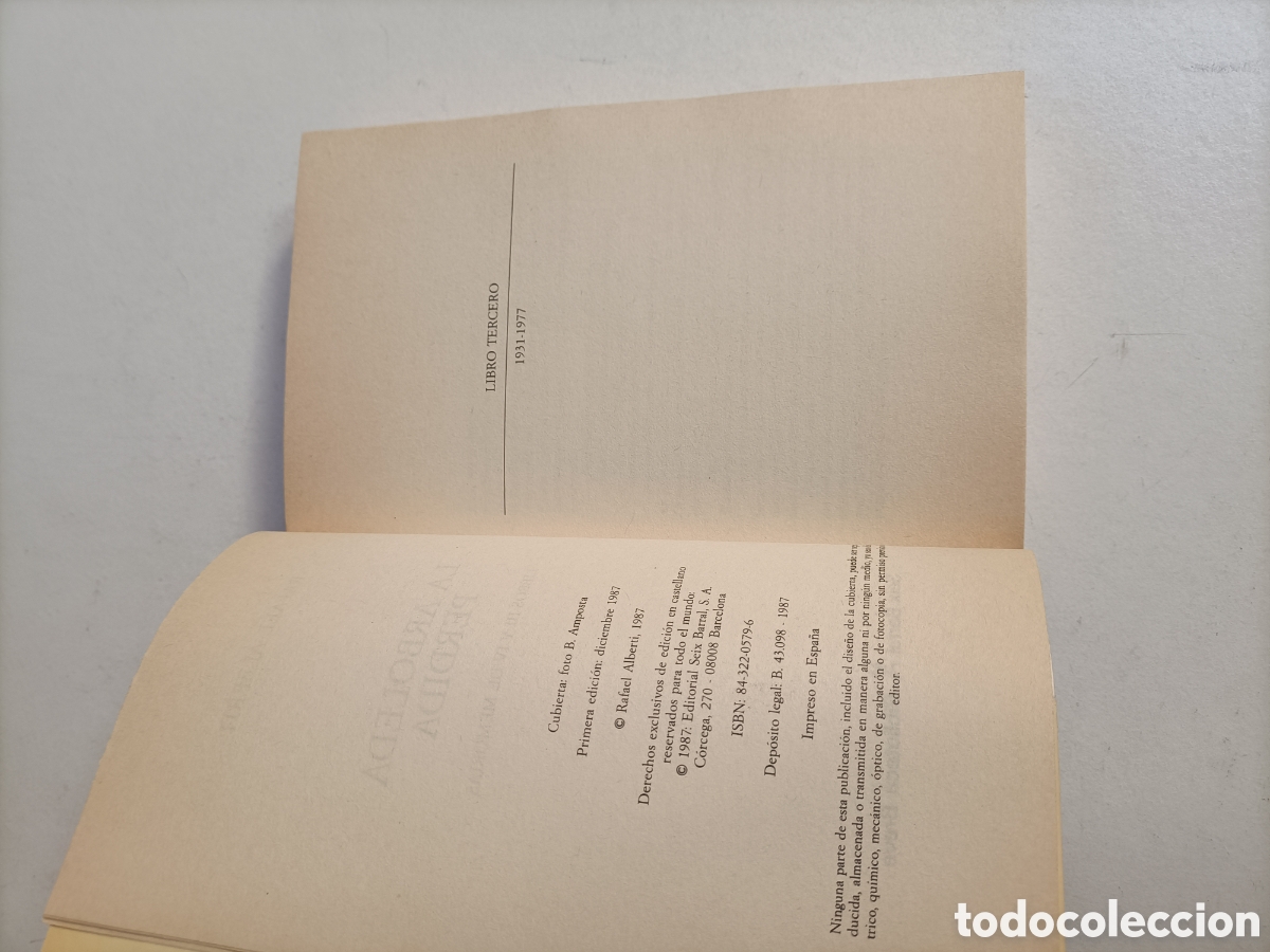 Libros de segunda mano: Rafael Alberti. Arboleda perdida. Memorias 2 tomos - Foto 11