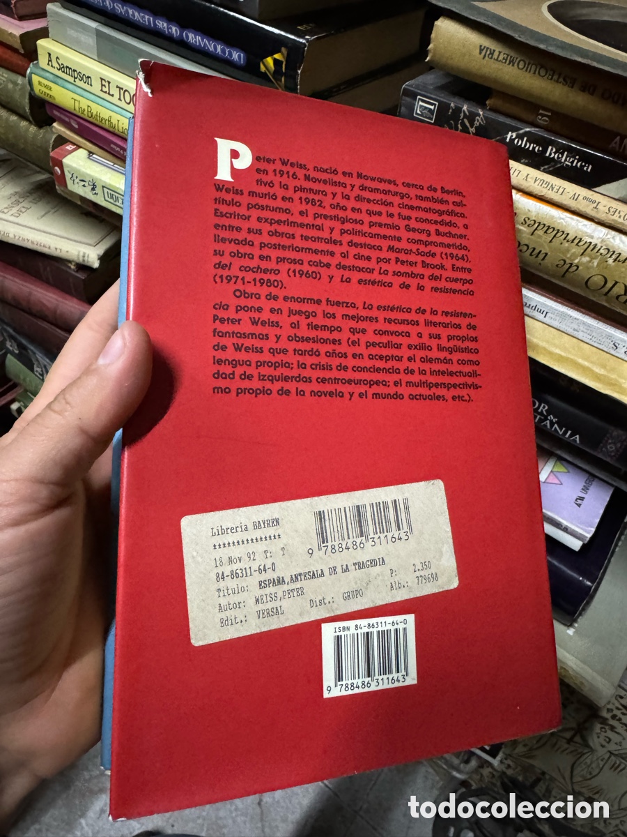 Libros de segunda mano: Espa&ntilde;a antesala de la tragedia Peter Weiss - Foto 5