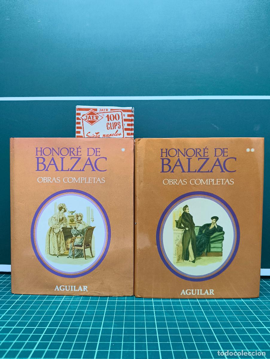 Libros de segunda mano: Honor&eacute; de Balzac &ndash; Obras Completas (2 tomos) &ndash; Aguilar - Foto 1