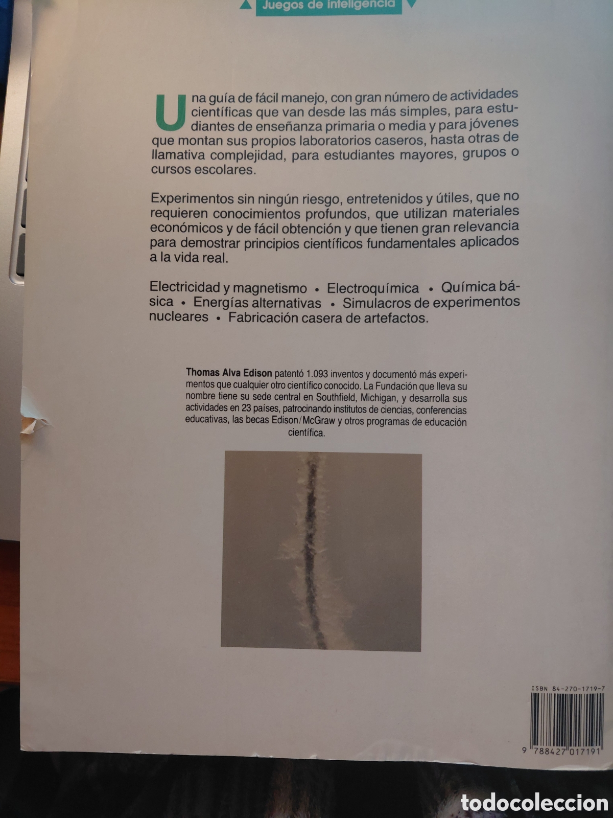 Libros de segunda mano: Experimentos F&aacute;ciles e Incre&iacute;bles, Fundaci&oacute;n Thomas Alva Edison - Foto 5