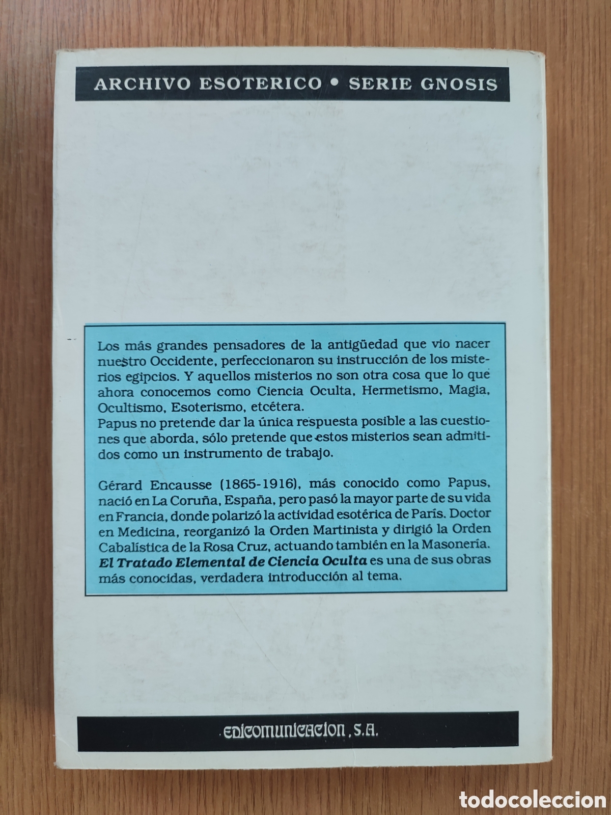 Libros de segunda mano: Tratado elemental de ciencia oculta. Papus (Dr Gerard Encausse) - Foto 2