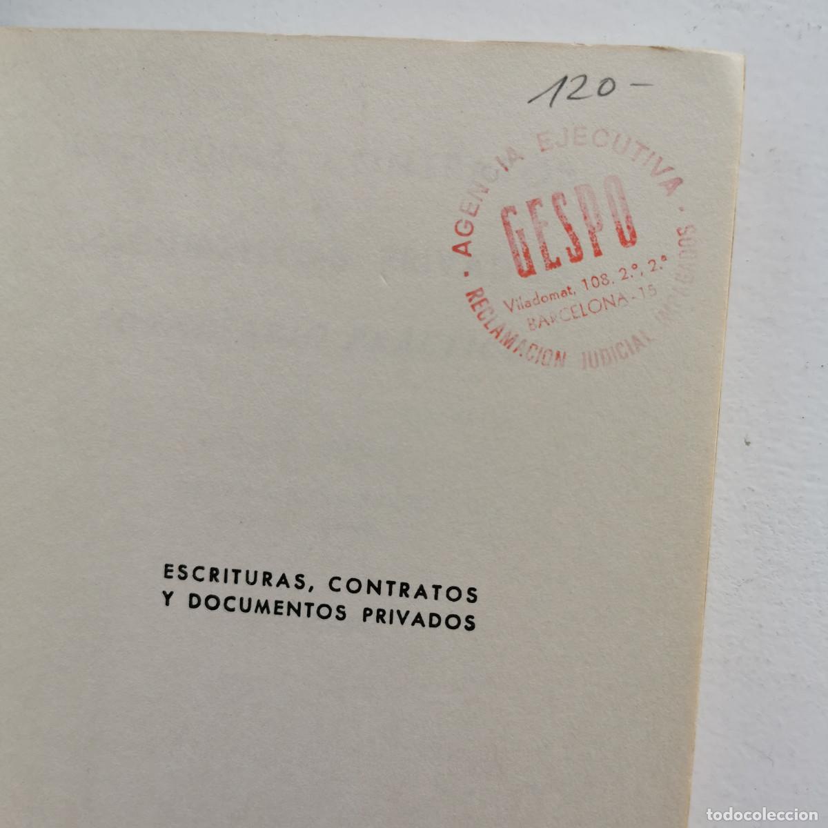Libros de segunda mano: Escrituras, contratos y documentos privados (Formulario pr&aacute;ctico) Jorge Sintes 1971 - Foto 2