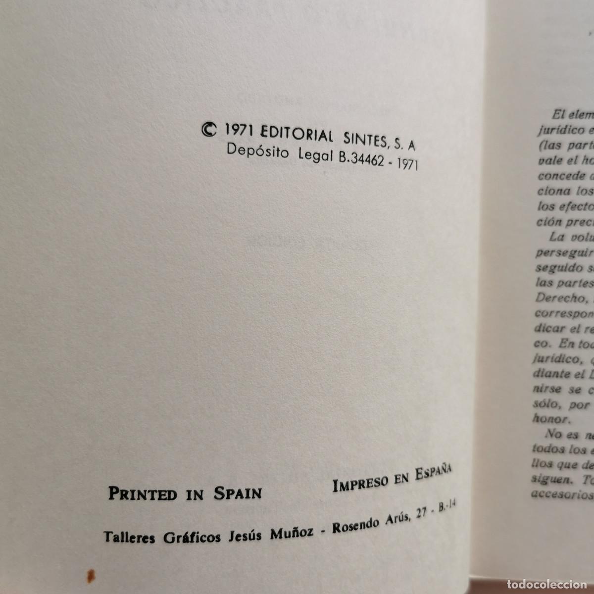 Libros de segunda mano: Escrituras, contratos y documentos privados (Formulario pr&aacute;ctico) Jorge Sintes 1971 - Foto 3