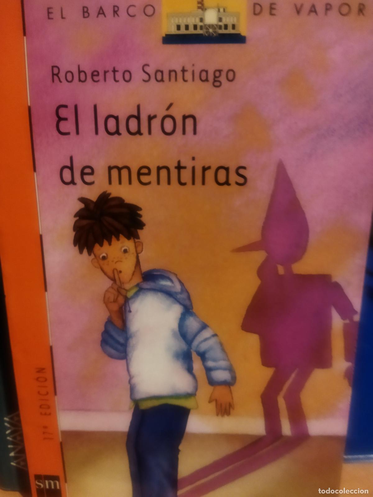 Libros de segunda mano: El ladr&oacute;n de mentiras Roberto Santiago - Foto 1