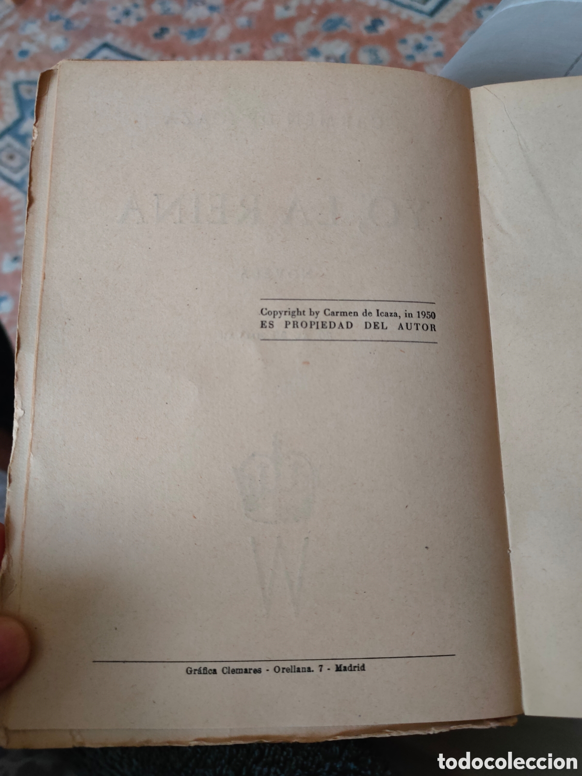 Libros de segunda mano: Yo,la reina.Carmen de Icaza - Foto 4