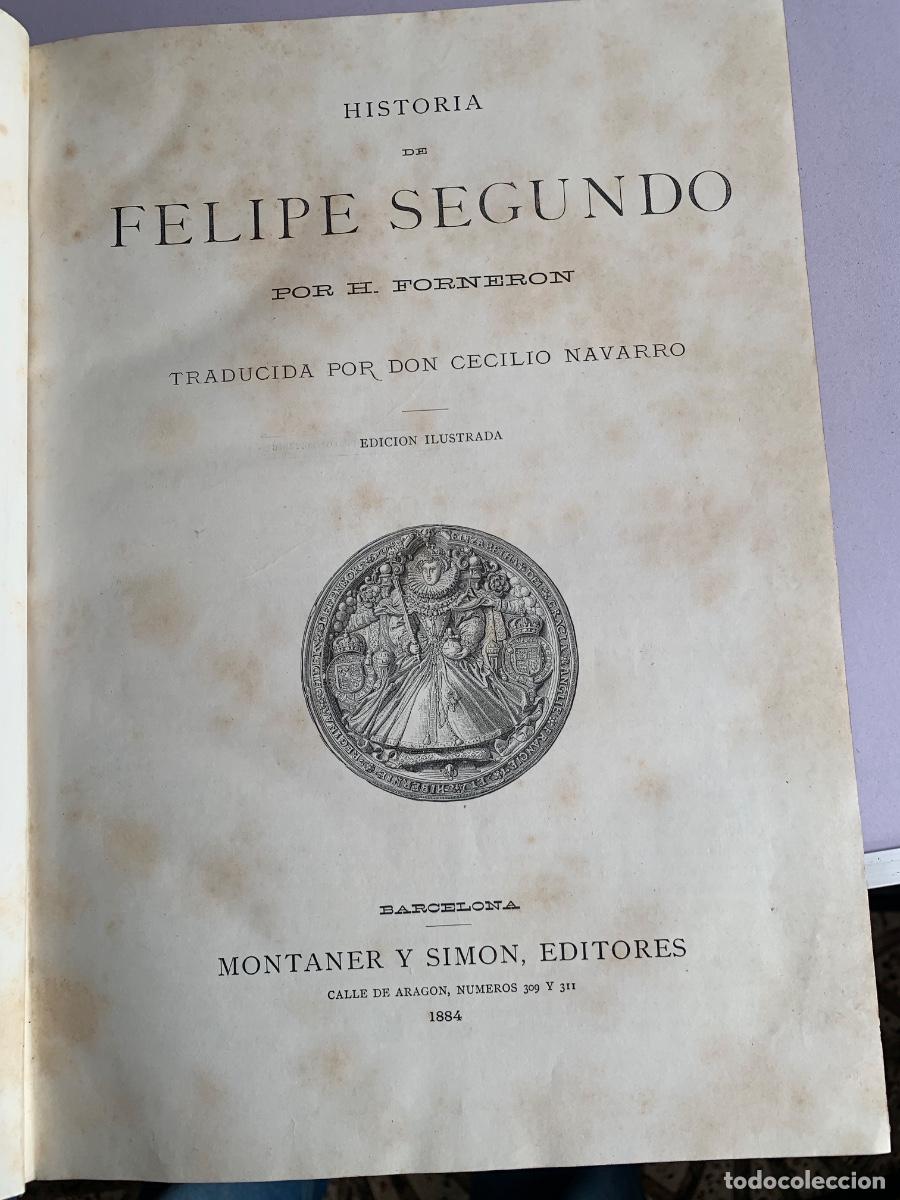 Libros de segunda mano: Historia de Felipe Segundo - Foto 1