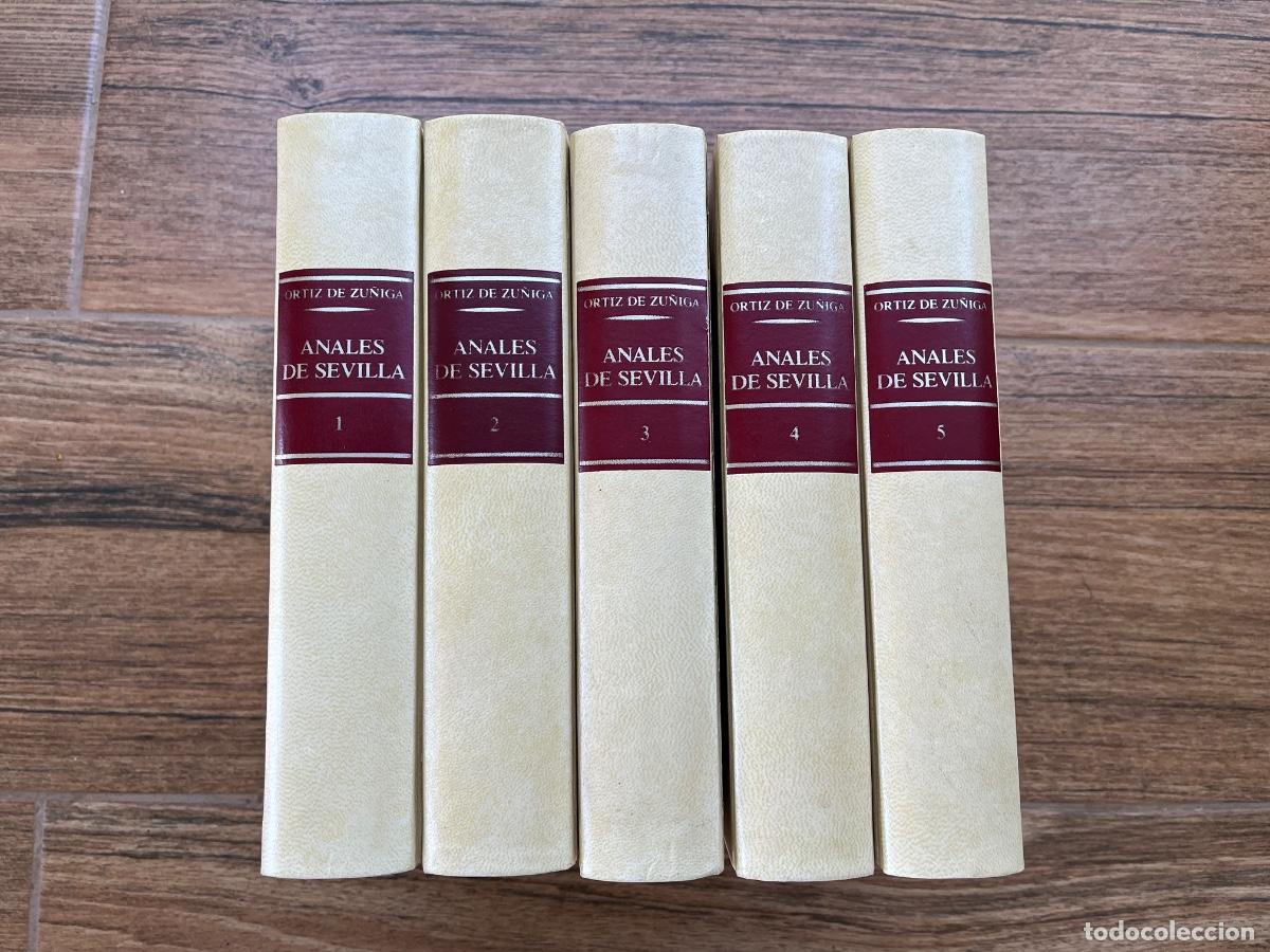 Libros de segunda mano: ANALES DE SEVILLA. ORTIZ DE ZU&Ntilde;IGA. 5 TOMOS. FACSIMIL - Foto 1