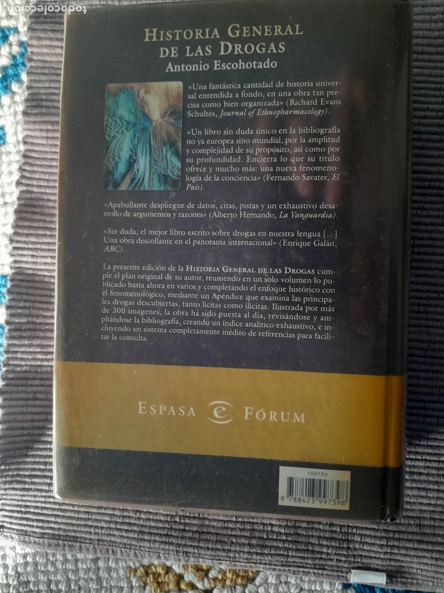 Libros de segunda mano: HISTORIA GENERAL DE LAS DROGAS. ANTONIO ESCOHOTADO. ESPASA 2001. - Foto 3