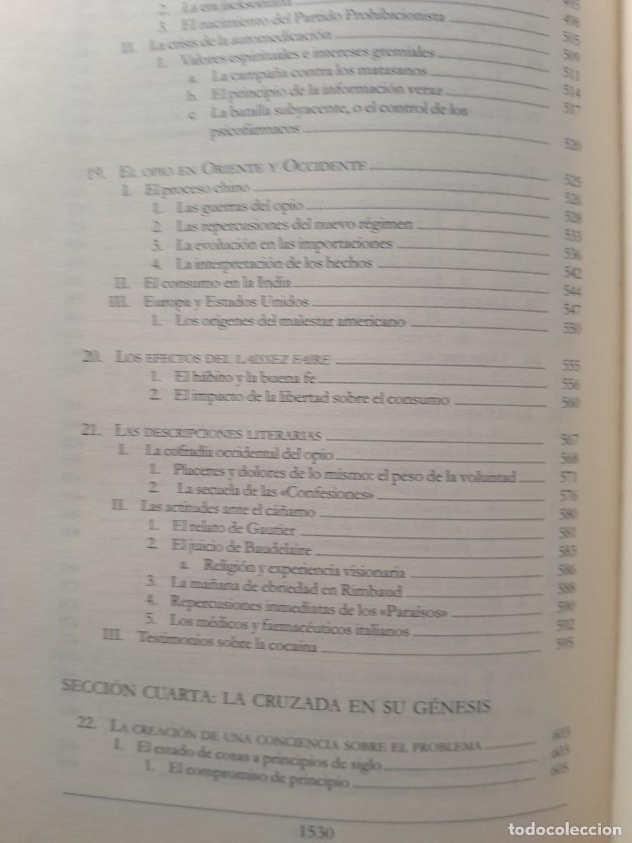 Libros de segunda mano: HISTORIA GENERAL DE LAS DROGAS. ANTONIO ESCOHOTADO. ESPASA 2001. - Foto 9