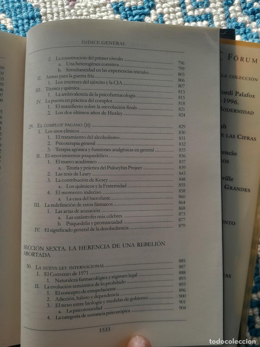 Libros de segunda mano: HISTORIA GENERAL DE LAS DROGAS. ANTONIO ESCOHOTADO. ESPASA 2001. - Foto 12