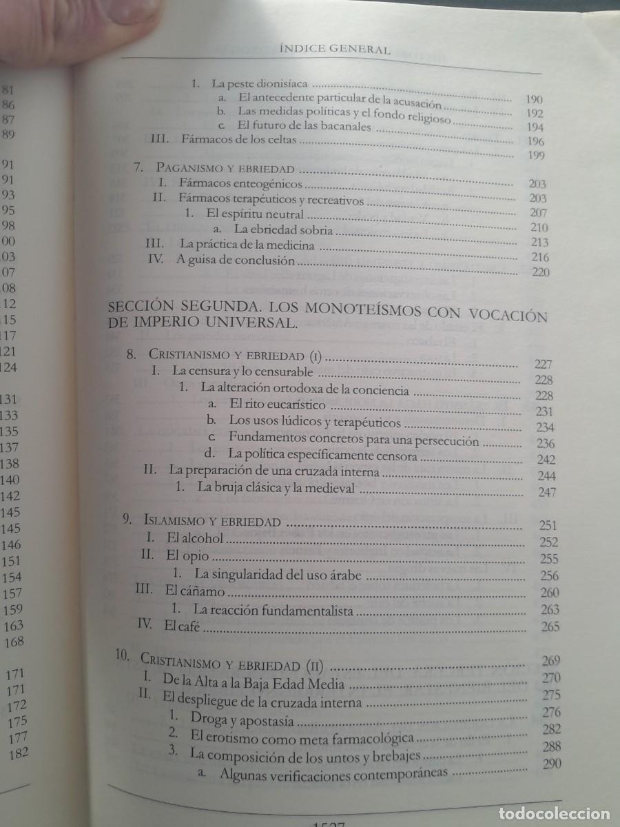 Libros de segunda mano: HISTORIA GENERAL DE LAS DROGAS. ANTONIO ESCOHOTADO. ESPASA 2001. - Foto 14