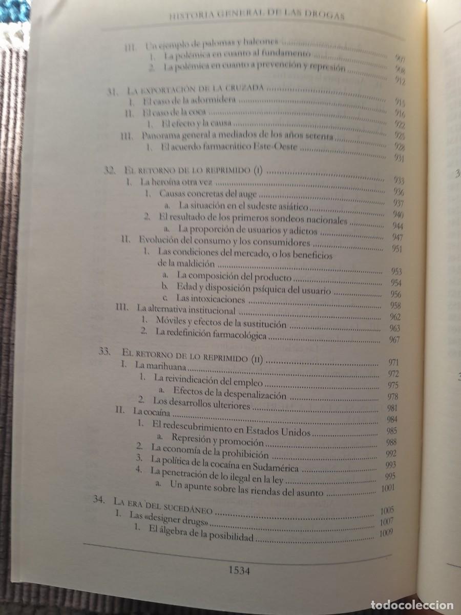 Libros de segunda mano: HISTORIA GENERAL DE LAS DROGAS. ANTONIO ESCOHOTADO. ESPASA 2001. - Foto 15