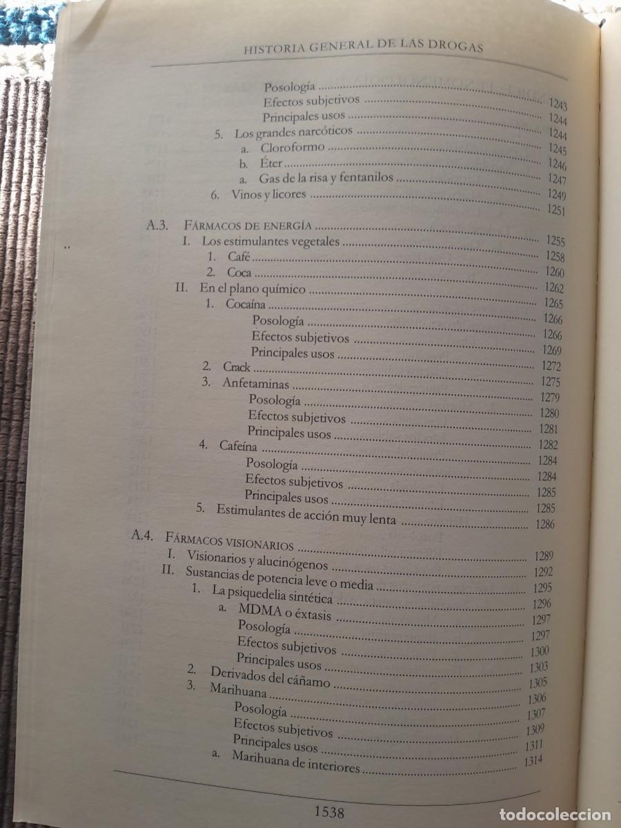 Libros de segunda mano: HISTORIA GENERAL DE LAS DROGAS. ANTONIO ESCOHOTADO. ESPASA 2001. - Foto 19