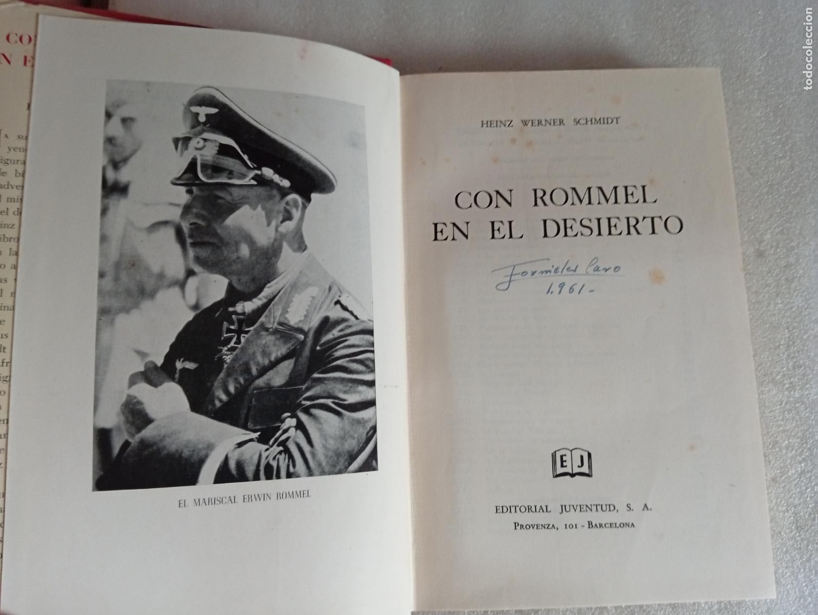 Libros de segunda mano: CON ROMMEL EN EL DESIERTO - H. W. SCHMIDT - Foto 2