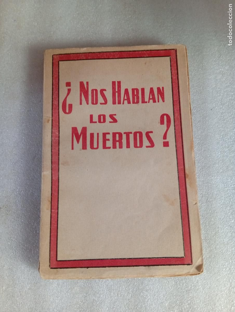 Libros de segunda mano: &iquest;NOS HABLAN LOS MUERTOS? -P. LESAR - 1925 - Foto 1