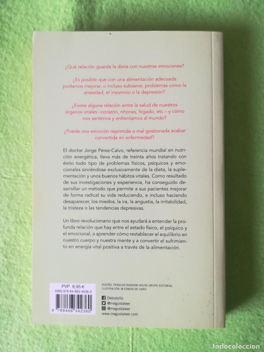 Libros de segunda mano: Comer sentir vivir Jorge Perez Debolsillo 2018 - Foto 2
