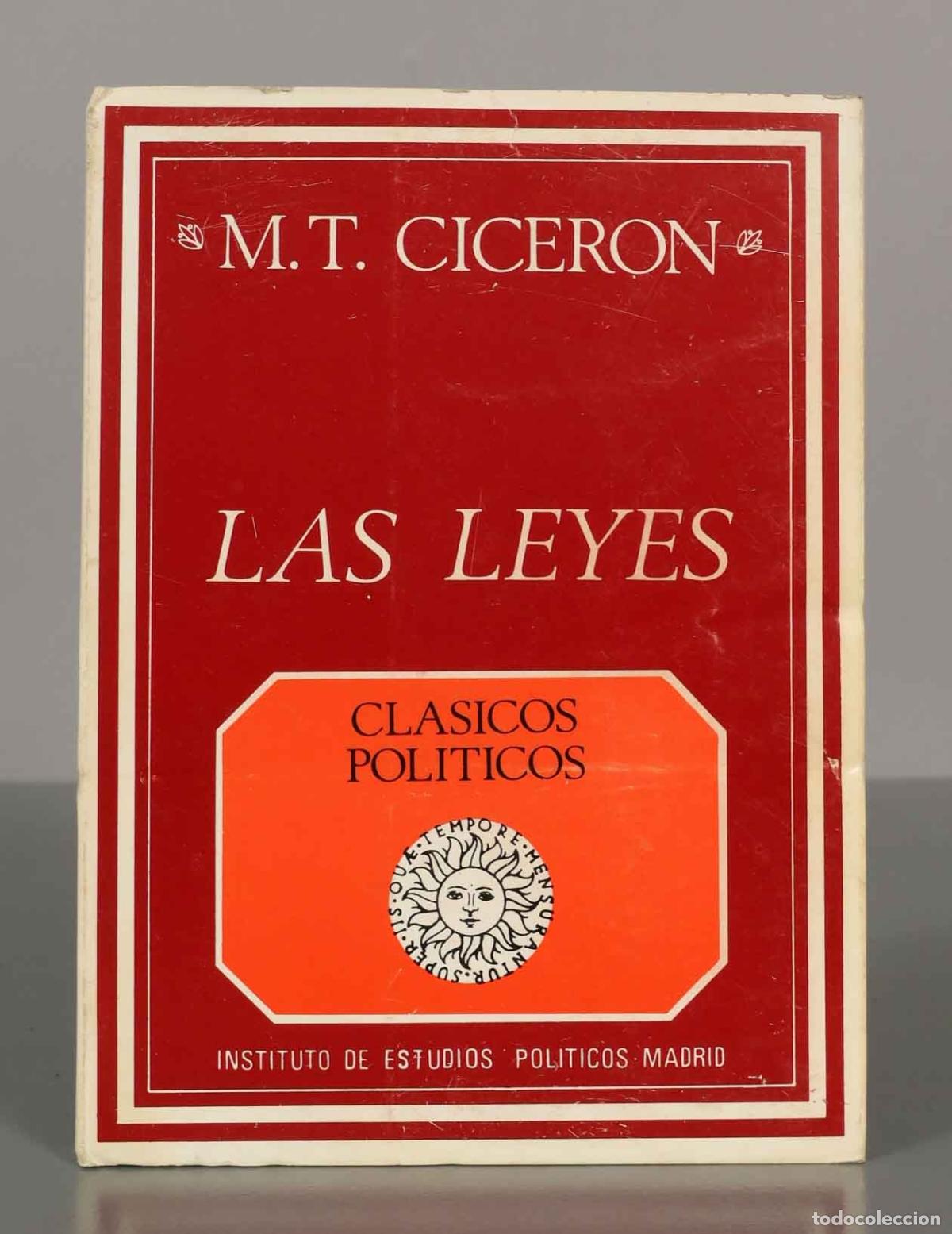 Libros de segunda mano: M.T. CICERON. LAS LEYES. CLASICOS POLITICOS - Foto 1