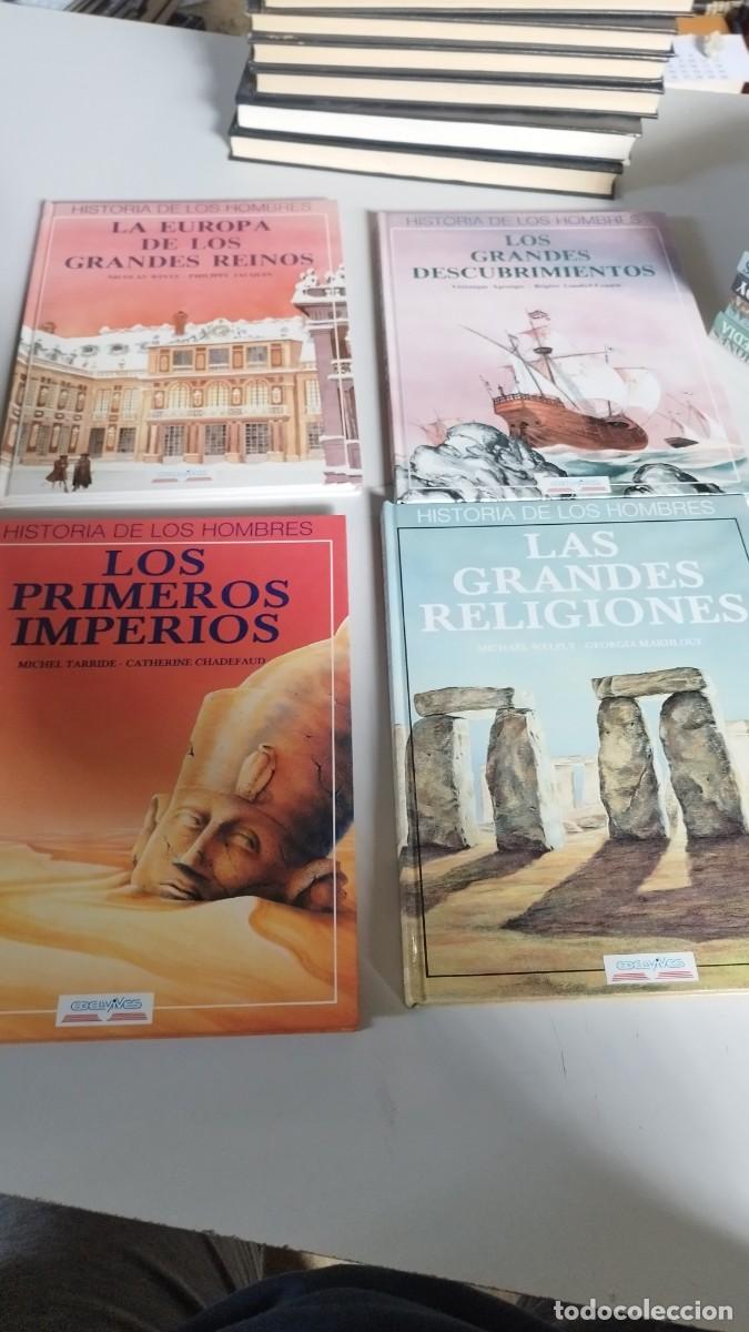 Libros de segunda mano: HISTORIA DE LOS HOMBRES - EDELVIVES -16 TOMOS - Foto 2
