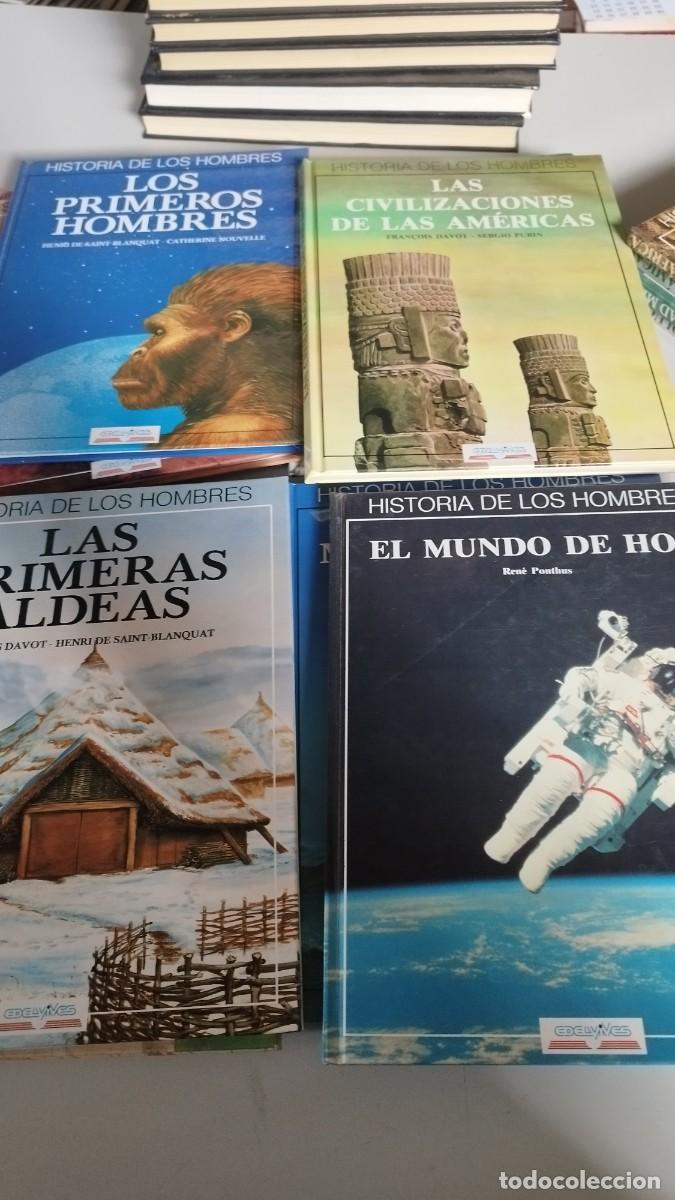 Libros de segunda mano: HISTORIA DE LOS HOMBRES - EDELVIVES -16 TOMOS - Foto 4