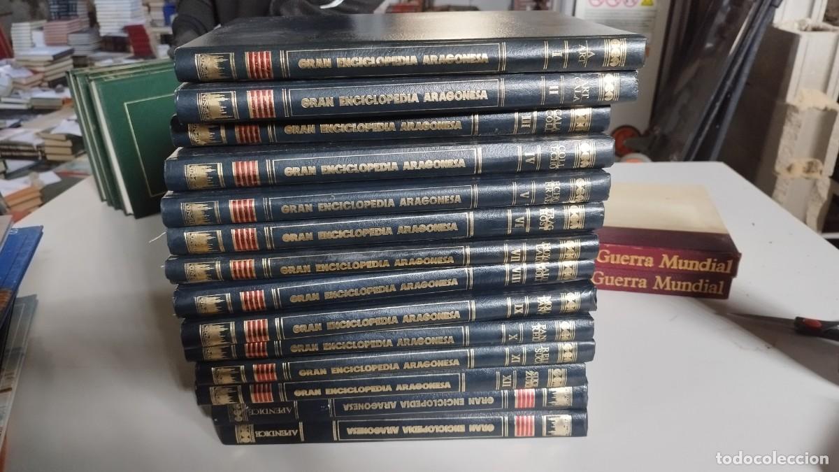 Libros de segunda mano: GRAN ENCICLOPEDIA ARAGONESA - 12 TOMOS + 2 APENDICES - Foto 1