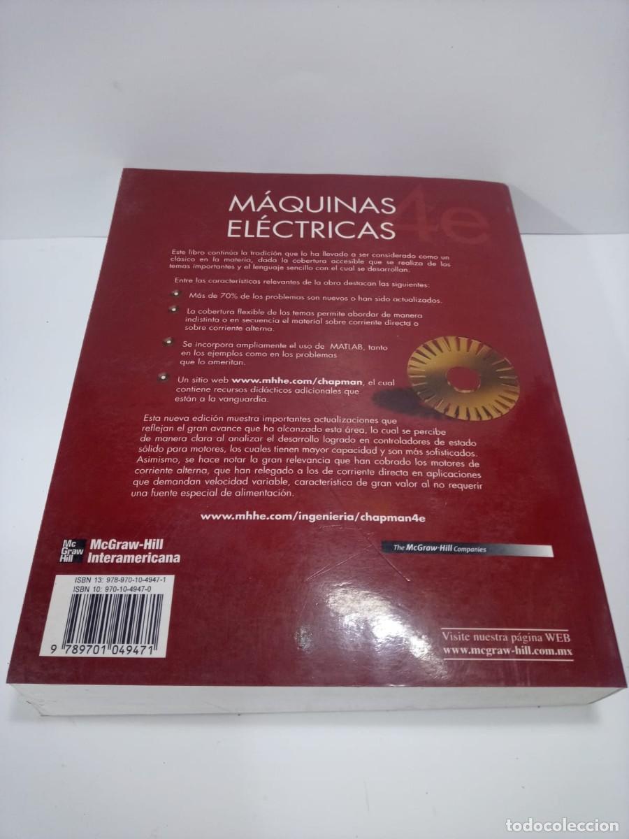 Libros de segunda mano: M&Aacute;QUINAS EL&Eacute;CTRICAS 4a. Edici&oacute;n Chapman Stephen - Foto 5