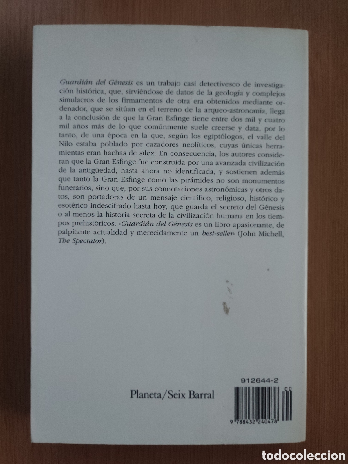 Libros de segunda mano: El guardi&aacute;n del g&eacute;nesis. Robert Bauval - Graham Hancock - Foto 2
