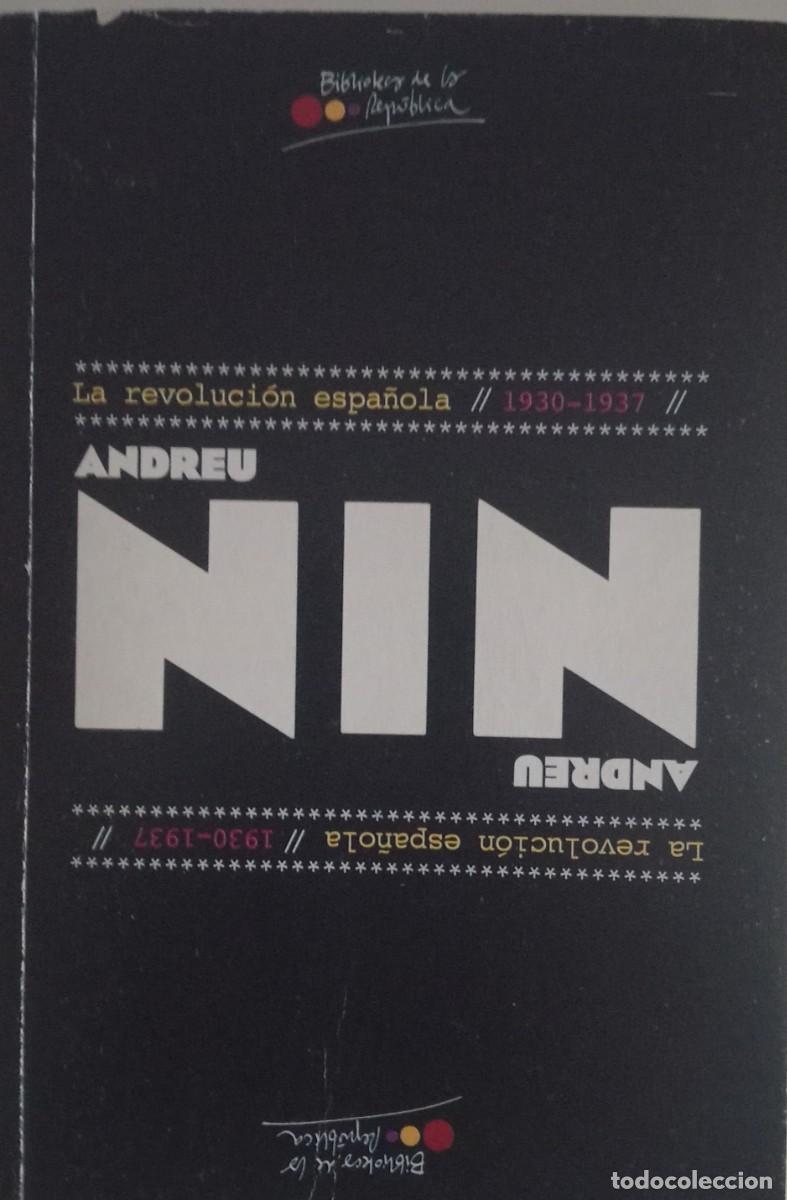 Libros de segunda mano: ANDREU NIN Biblioteca de la Rep&uacute;blica - Foto 1