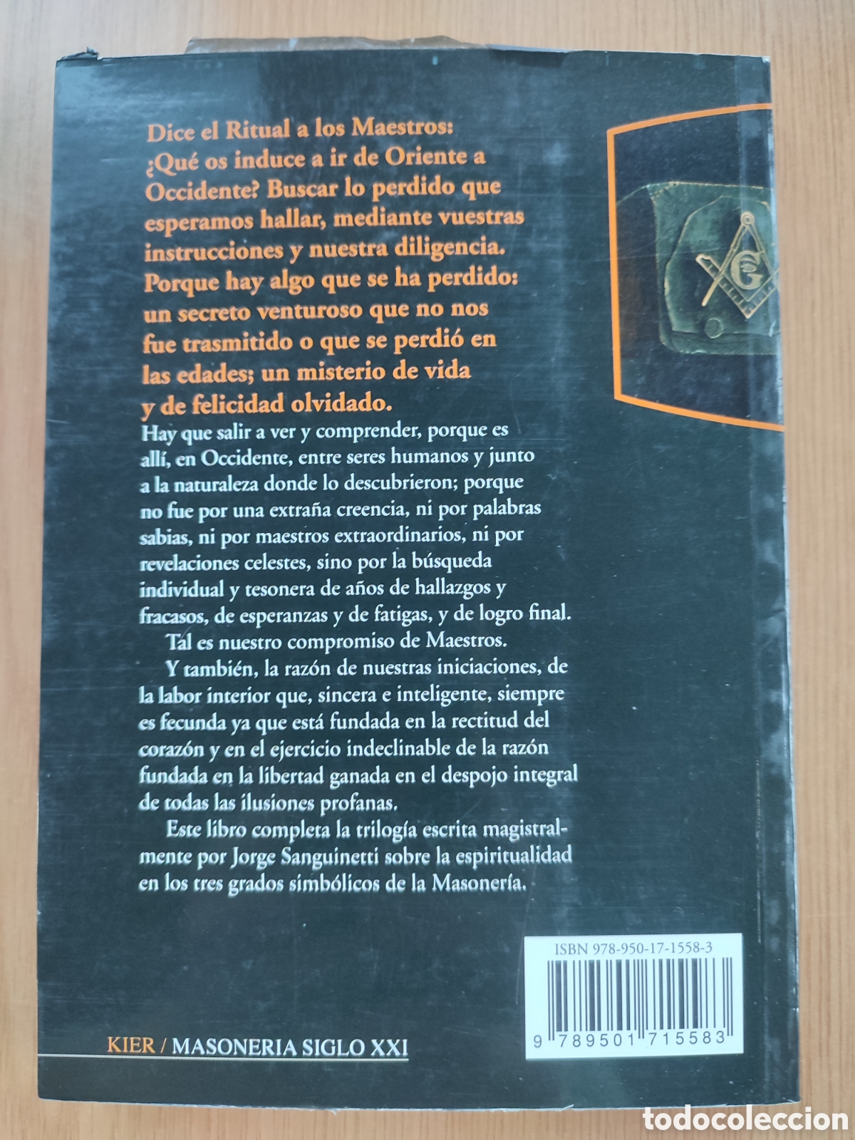 Libros de segunda mano: El sublime grado del maestro Mas&oacute;n. Jorge E. Sanguinetti - Foto 2