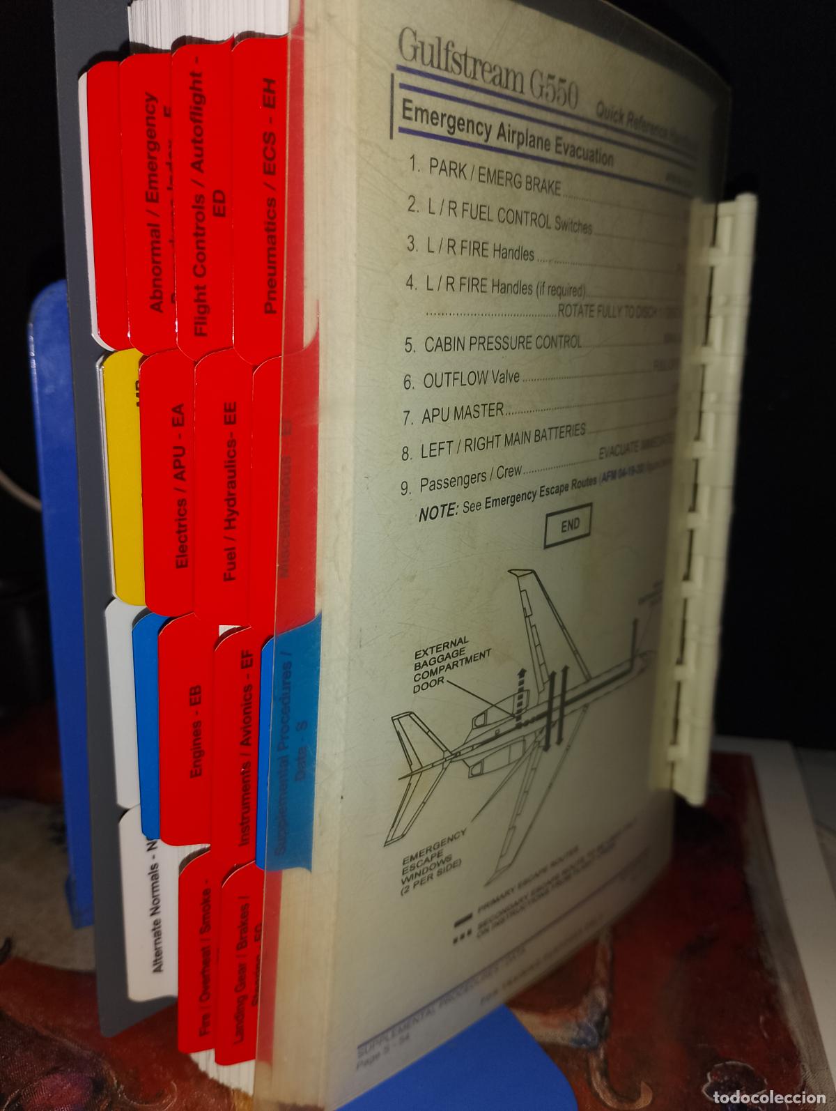 Libros de segunda mano: G550 GULFSTREAM QUICK REFERENCE HANDBOOK , MARCH 28, 2013 - Foto 2