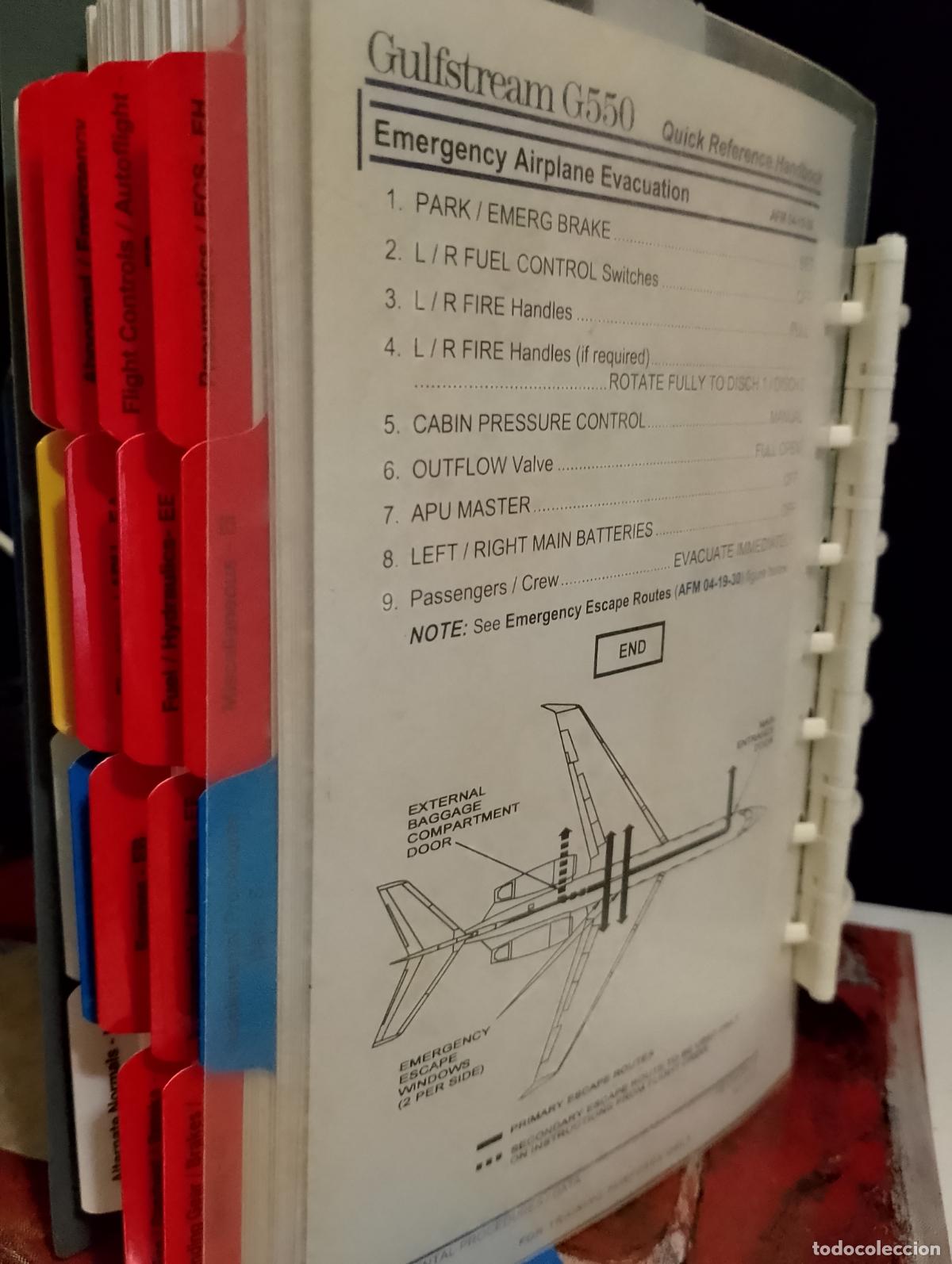 Libros de segunda mano: G550 GULFSTREAM QUICK REFERENCE HANDBOOK , MARCH 28, 2013 - Foto 5