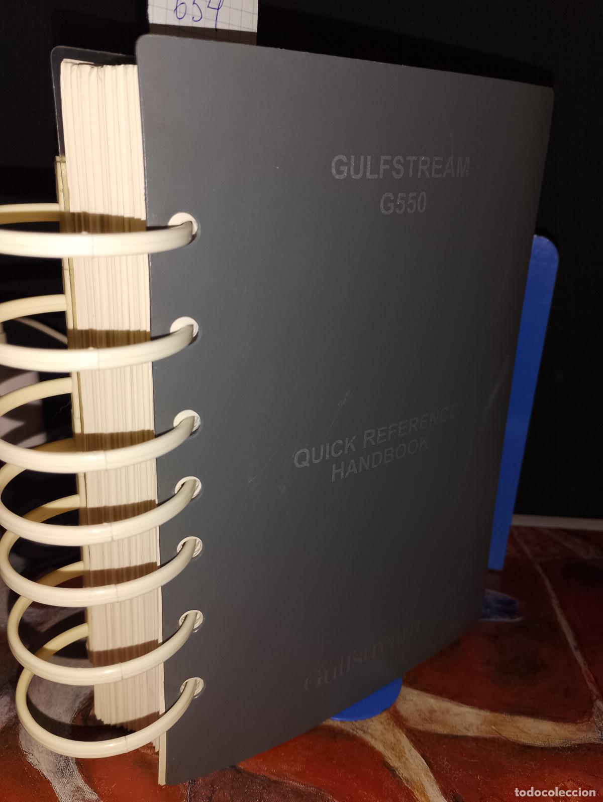 Libros de segunda mano: G550 GULFSTREAM QUICK REFERENCE HANDBOOK , August 5, 2012 - Foto 1