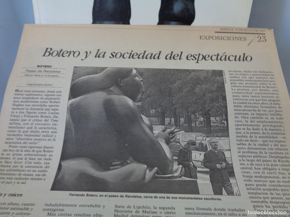 Libros de segunda mano: &iexcl;&iexcl;BOTERO en MADRID. CATALOGO. (1994.) + Botero y la SOCIEDAD DEL ESPECTACULO. !! C-31. - Foto 3