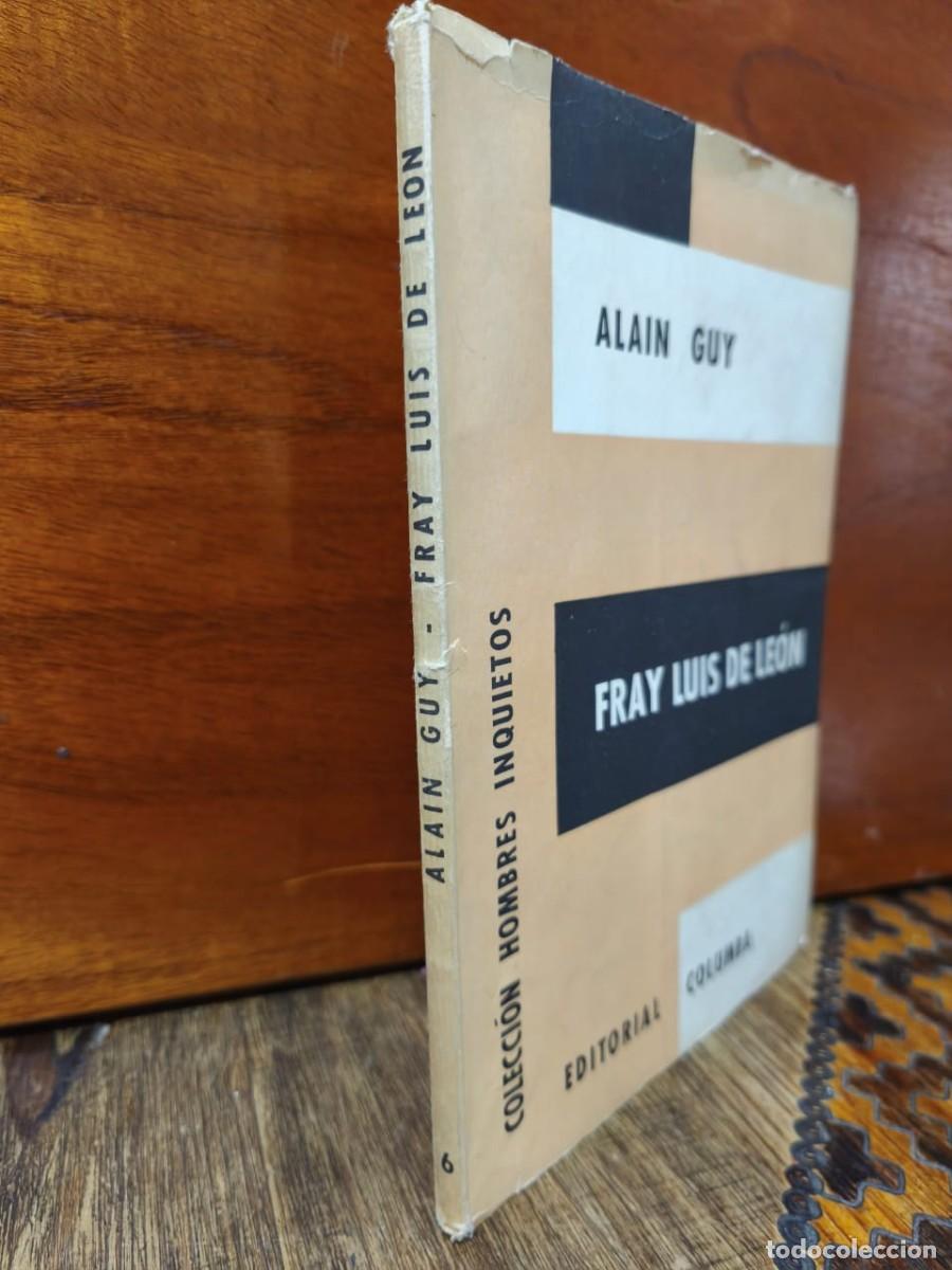 Libros de segunda mano: Alain Guy &mdash; Fray Luis de Le&oacute;n &mdash; Editorial Columba, 1963 - Foto 3