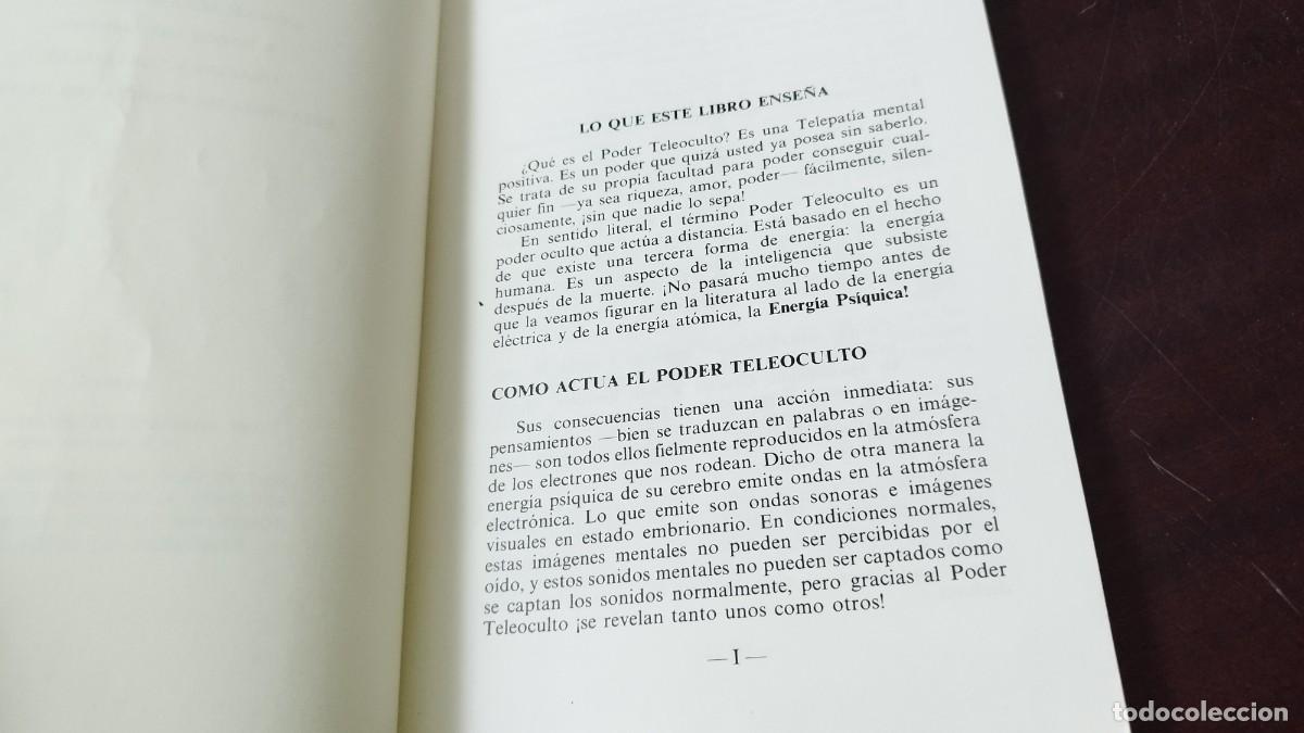 Libros de segunda mano: EL PODER TELEOCULTO / REESE P DUBIN / ZUX001 / - Foto 7