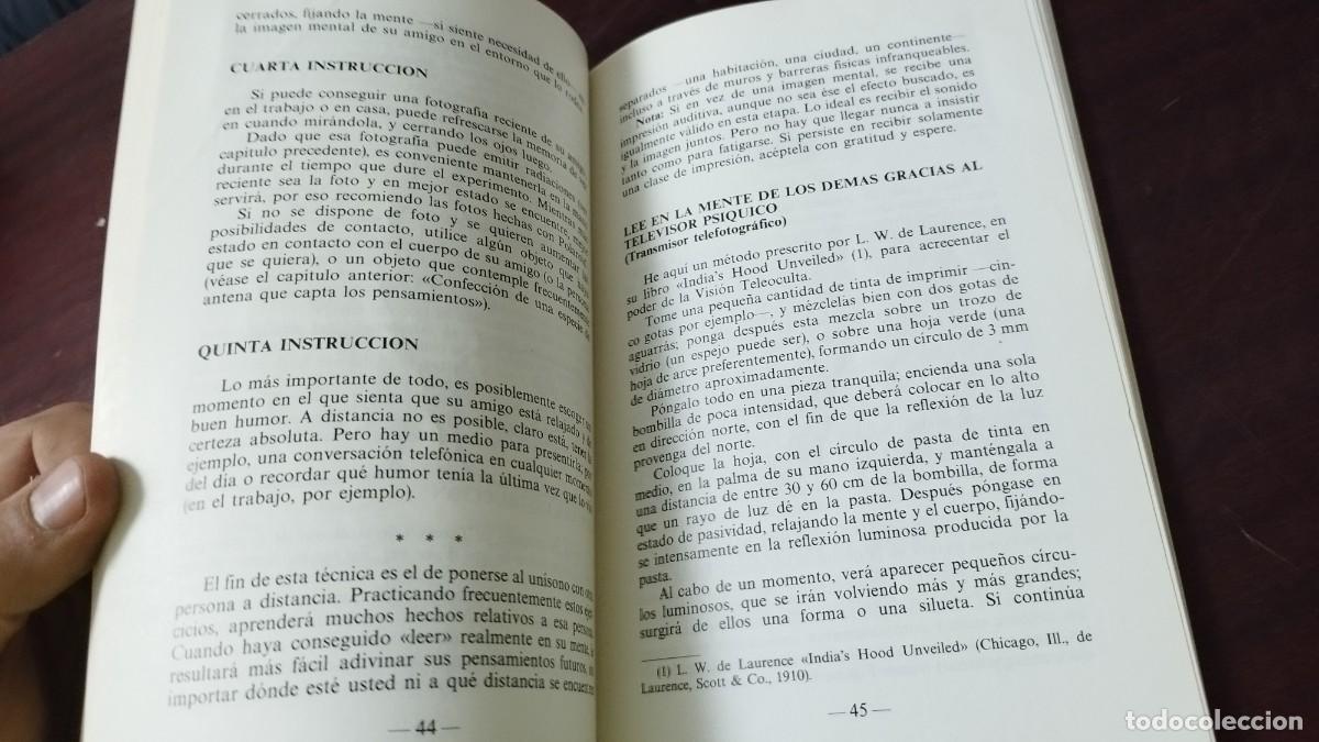 Libros de segunda mano: EL PODER TELEOCULTO / REESE P DUBIN / ZUX001 / - Foto 10