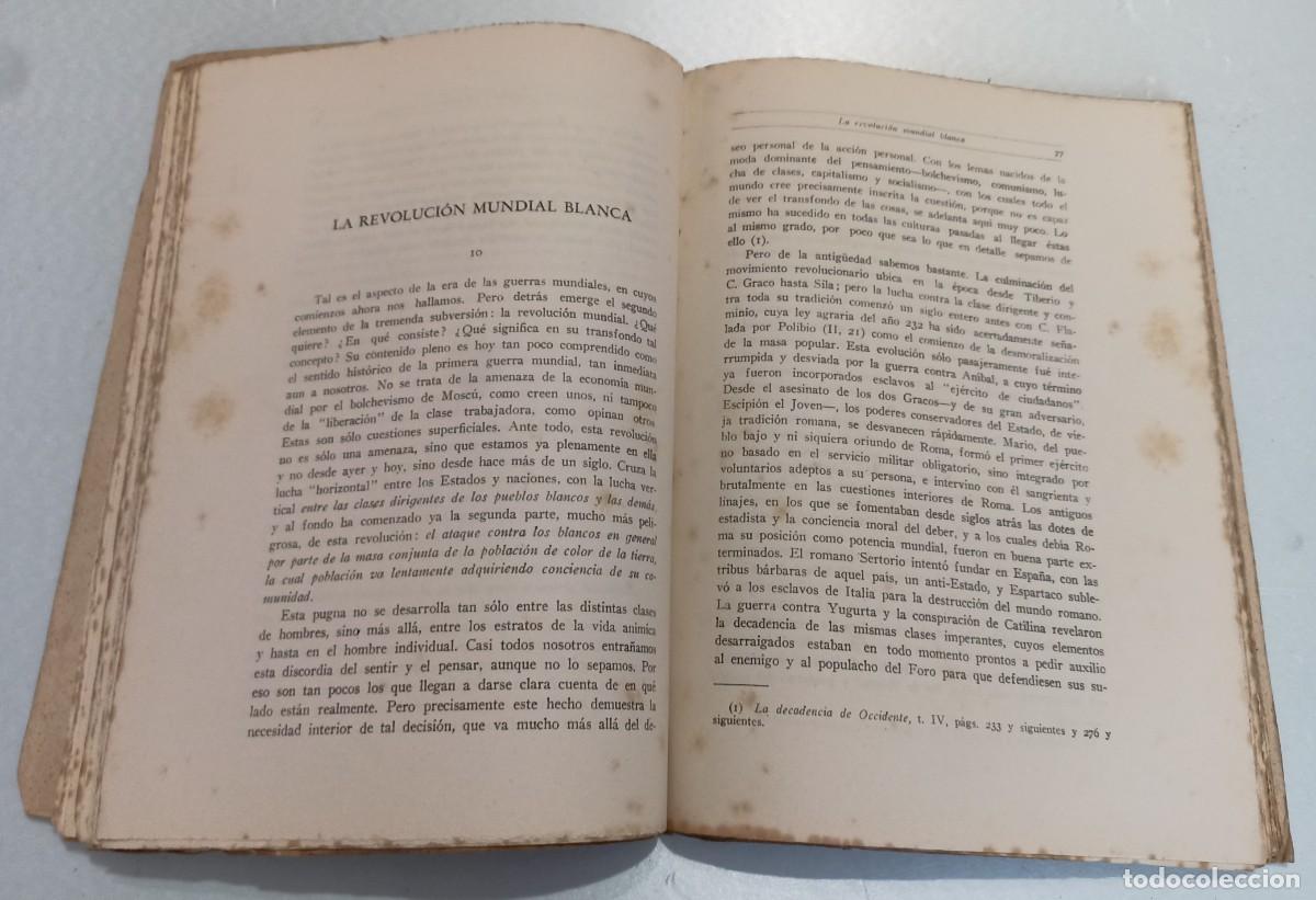 Libros de segunda mano: A&Ntilde;OS DECISIVOS.- Oswald Spengler. - Foto 2