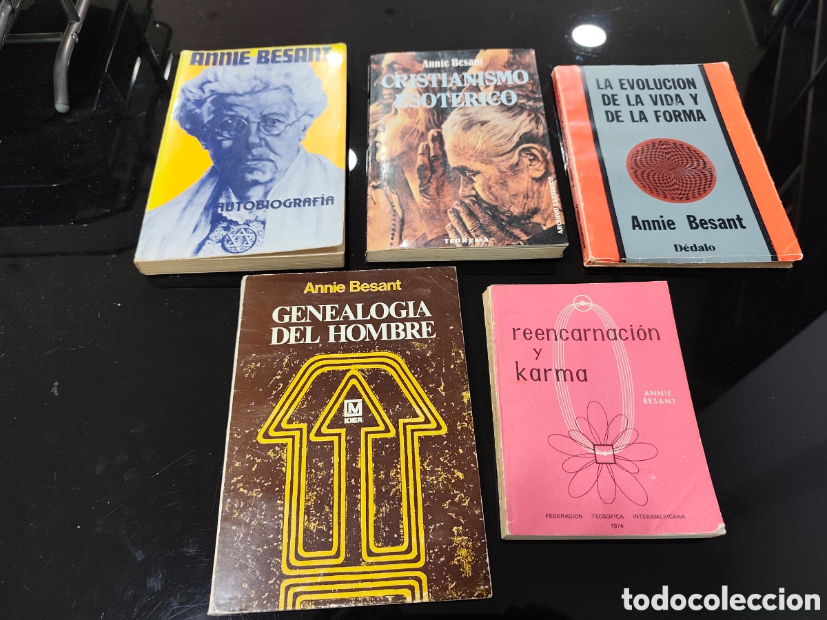 Libros de segunda mano: Lote 5 libros Annie Besant - Foto 1
