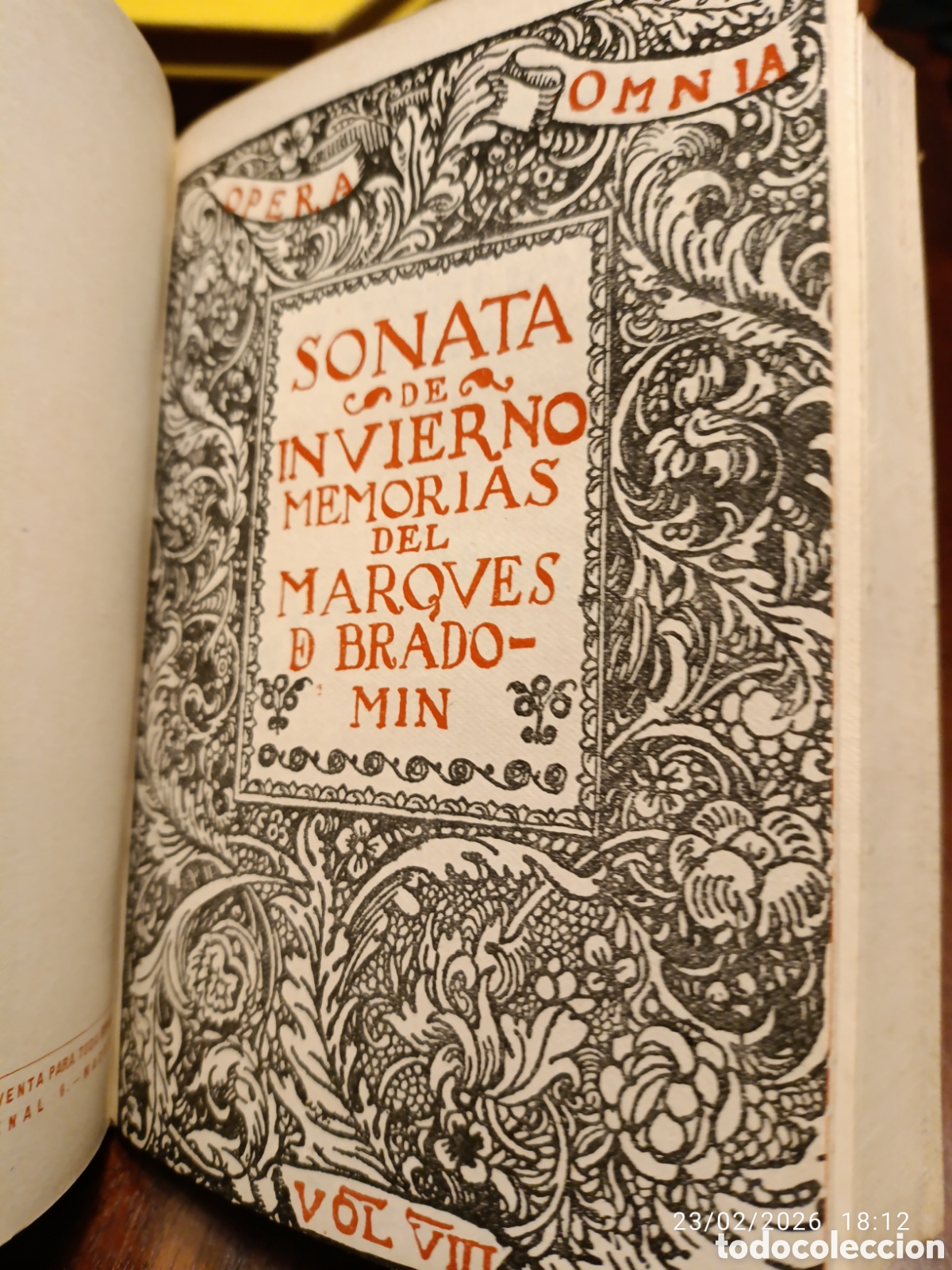 Libros de segunda mano: Sonata de oto&ntilde;o y sonata de invierno. Valle Incl&aacute;n. 1941 - Foto 3