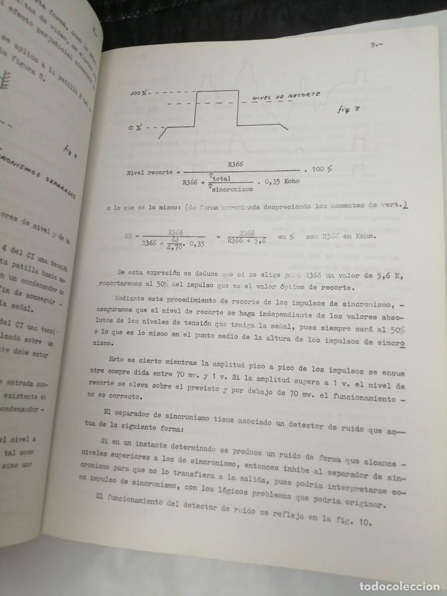 Libros de segunda mano: Receptor de T.V. (Televisi&oacute;n) en color. C&aacute;tedra de T.V. - Foto 4
