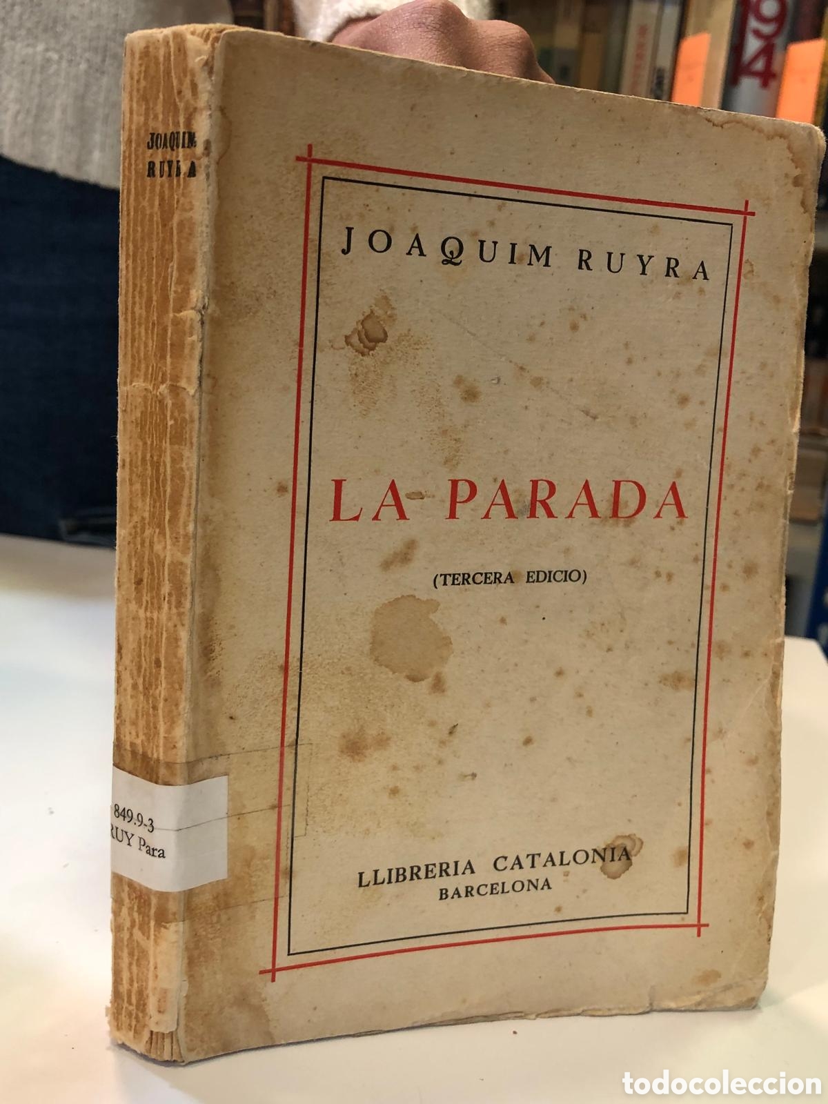 Libros de segunda mano: La parada - Joaquim Ruyra - Foto 1