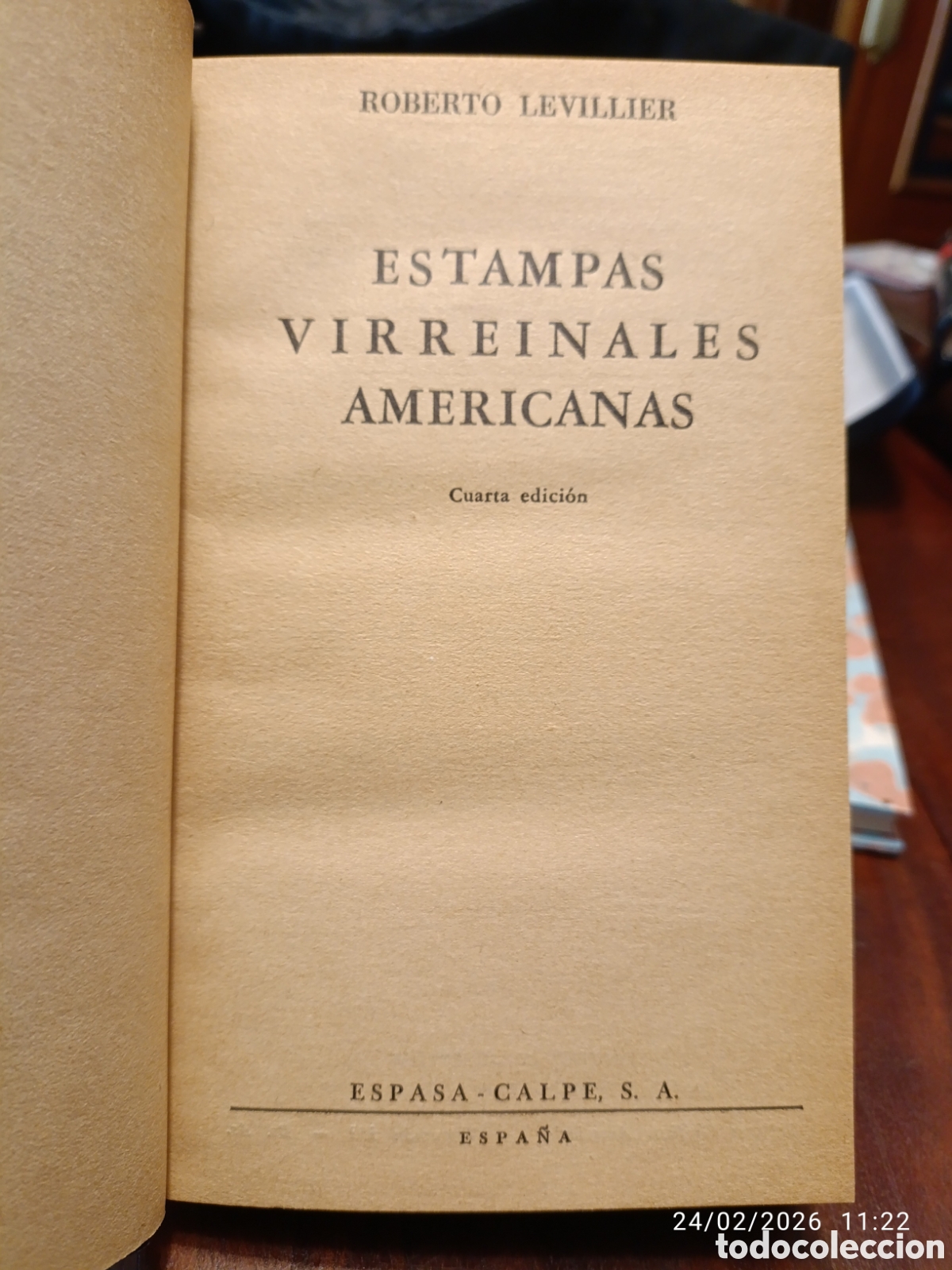 Libros de segunda mano: Estampas virreinales americanas. Roberto Levillier. 1947 - Foto 1