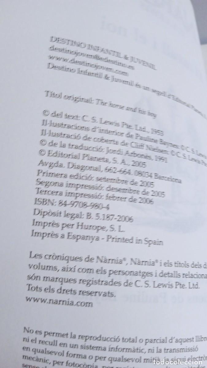 Libros de segunda mano: LES CRONIQUES DE NARNIA El Cavall i el noi - Foto 5