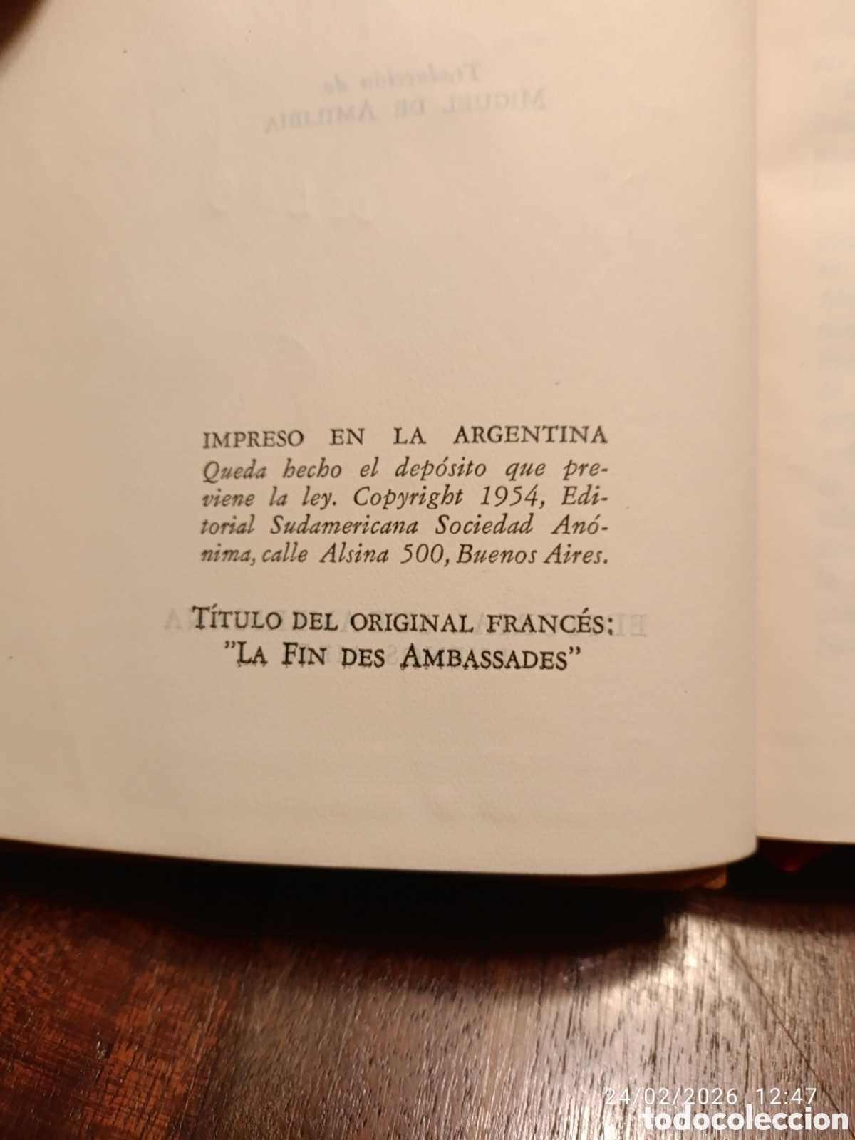 Libros de segunda mano: El fin de las embajadas. Roger Peurefitte. 1954 - Foto 2